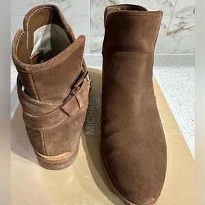 Michael Kors suede booties